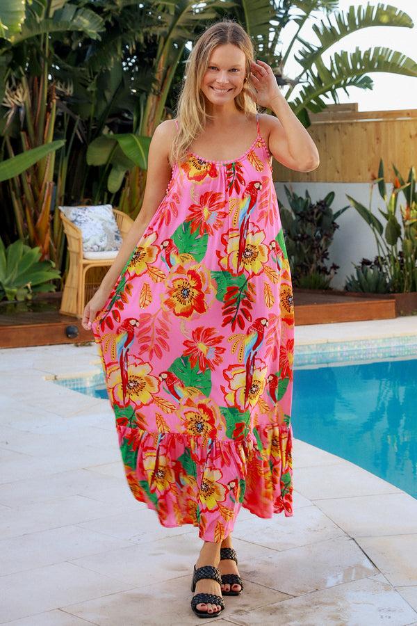 dreamcatcher bohemian Audrey Slip Maxi Dress