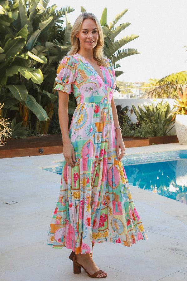 Dreamcatcher Bohemian Aurora Maxi Dress Natalie