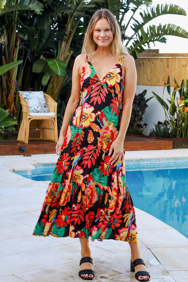 Dreamcatcher Bohemian Bailee Sleeveless Maxi Dress