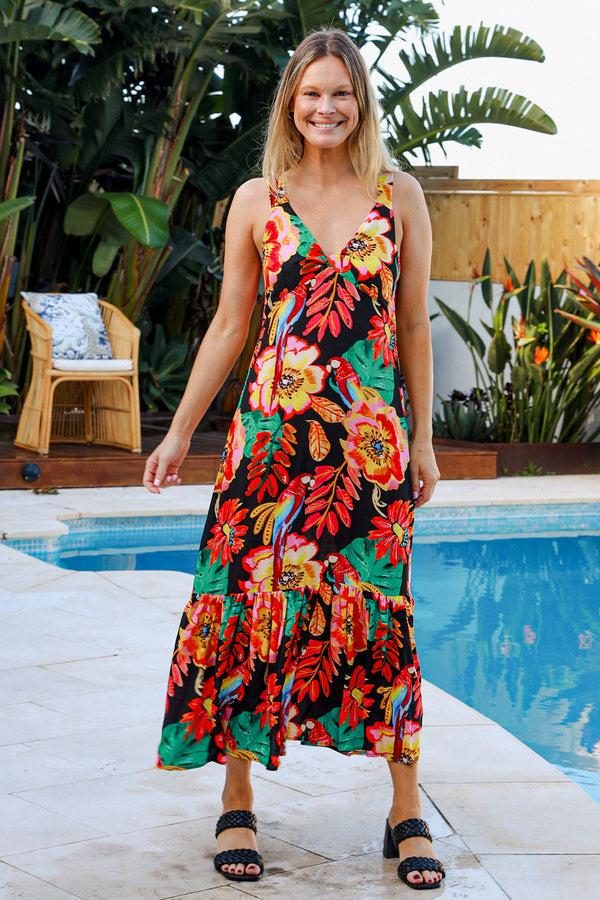 Dreamcatcher Bohemian Bailee Sleeveless Maxi Dress