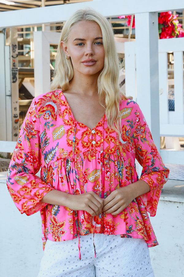 Dreamcatcher Bohemian Beverly V-Neck Top