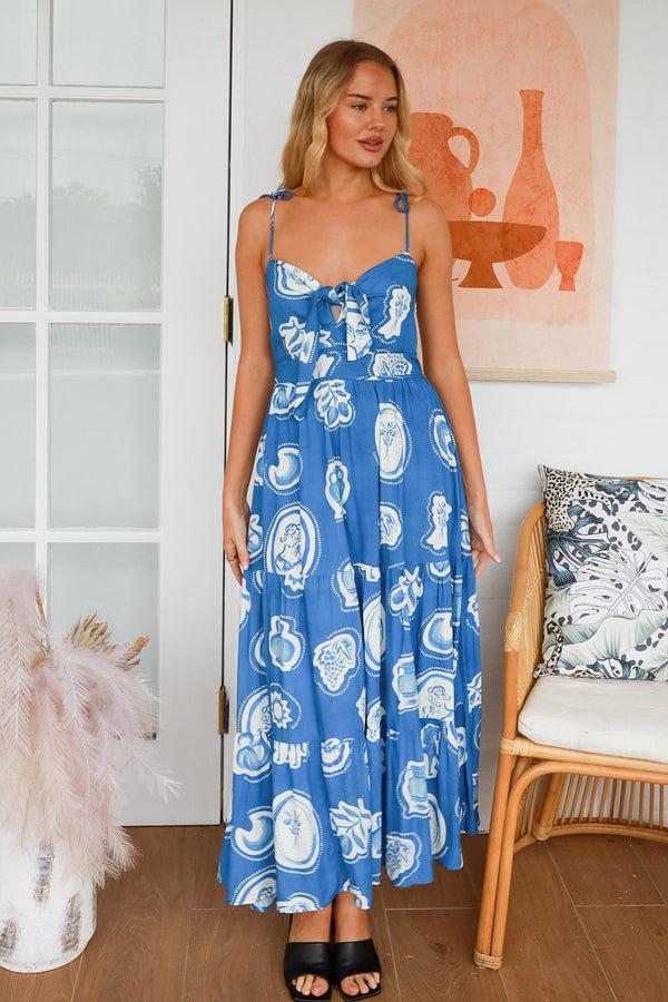 Dreamcatcher Bohemian Bonnie Slip Maxi Dress