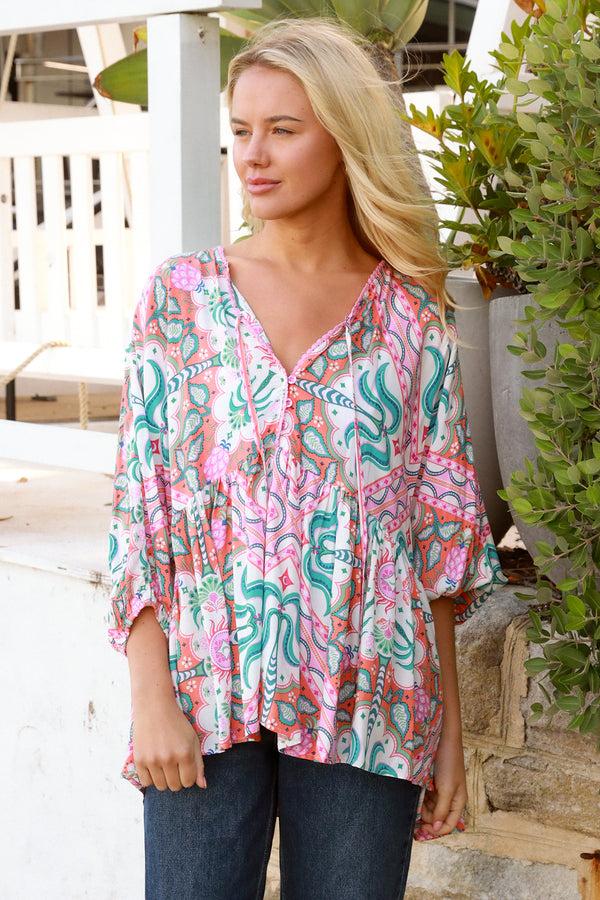 Dreamcatcher Bohemian Caroline Top Luca Pink