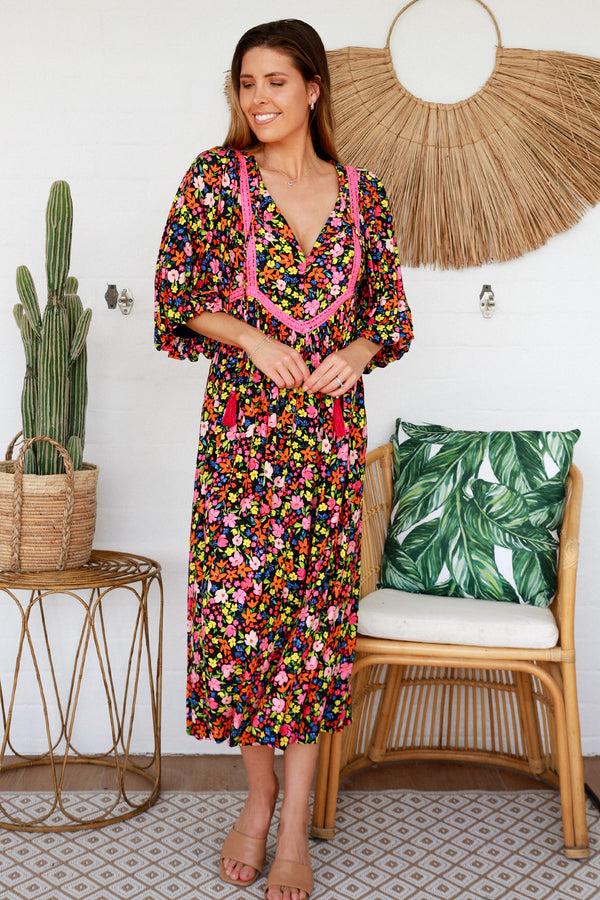 Dreamcatcher Bohemian Claire Midi Dress