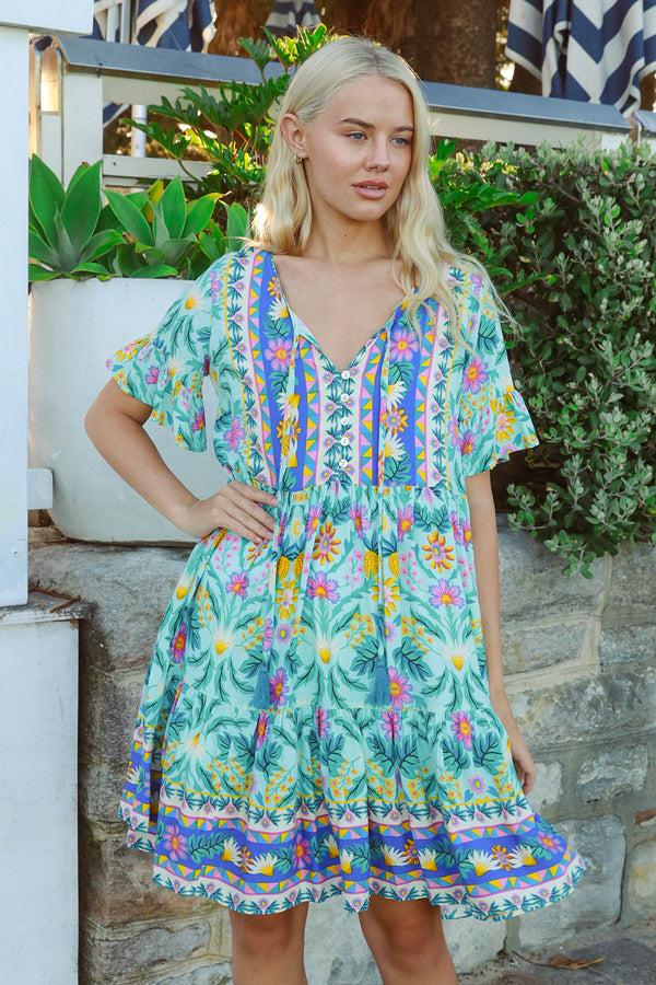 Dreamcatcher Bohemian Ensley Mini Dress Catherine