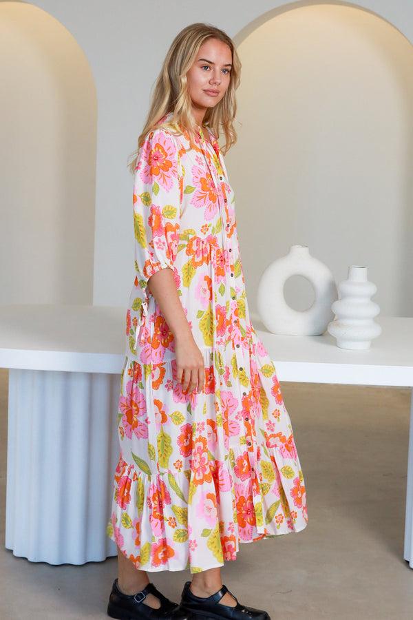 Dreamcatcher Bohemian Freya Midi Dress