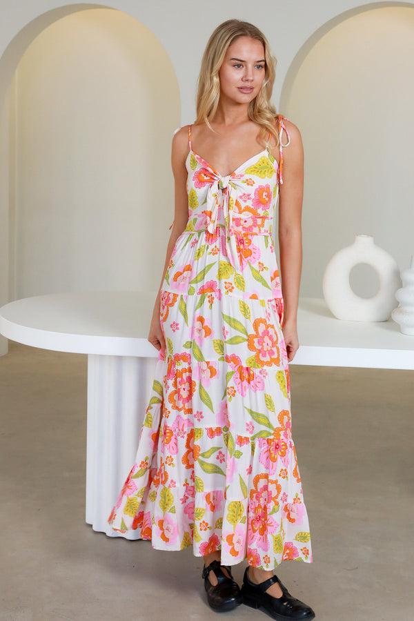 Dreamcatcher Bohemian Freya Slip Maxi Dress