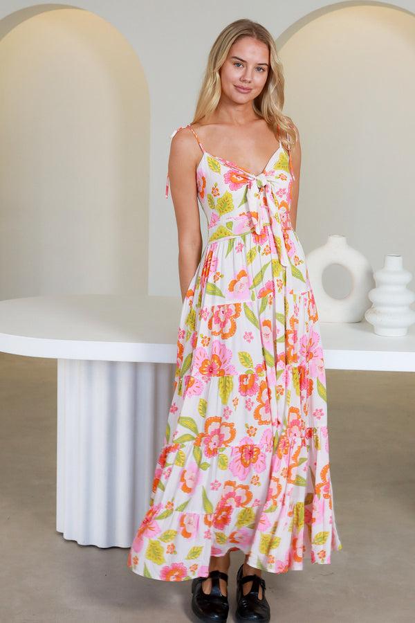 dreamcatcher bohemian Freya Slip Maxi Dress