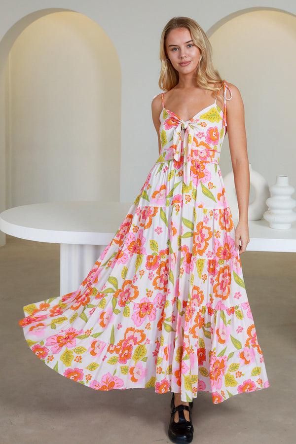 Dreamcatcher Bohemian Freya Slip Maxi Dress