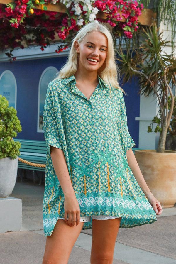 Dreamcatcher Bohemian Greta-Green Shirt Elina