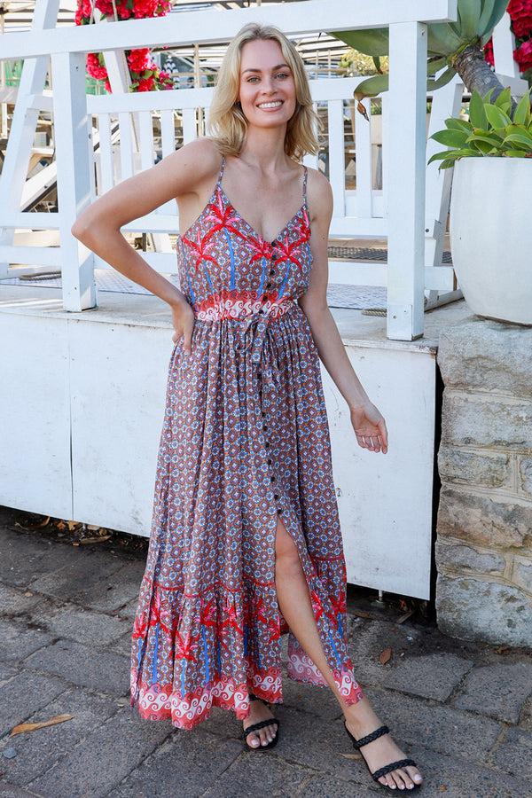 Dreamcatcher Bohemian Greta Pink Jumpsuit