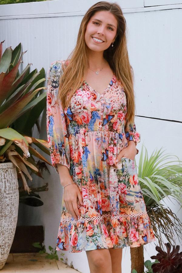 Dreamcatcher Bohemian Hannah Mini Dress