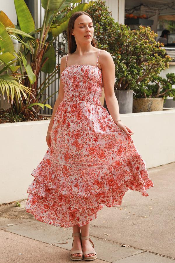 Dreamcatcher Bohemian Ida Slip Maxi Dress