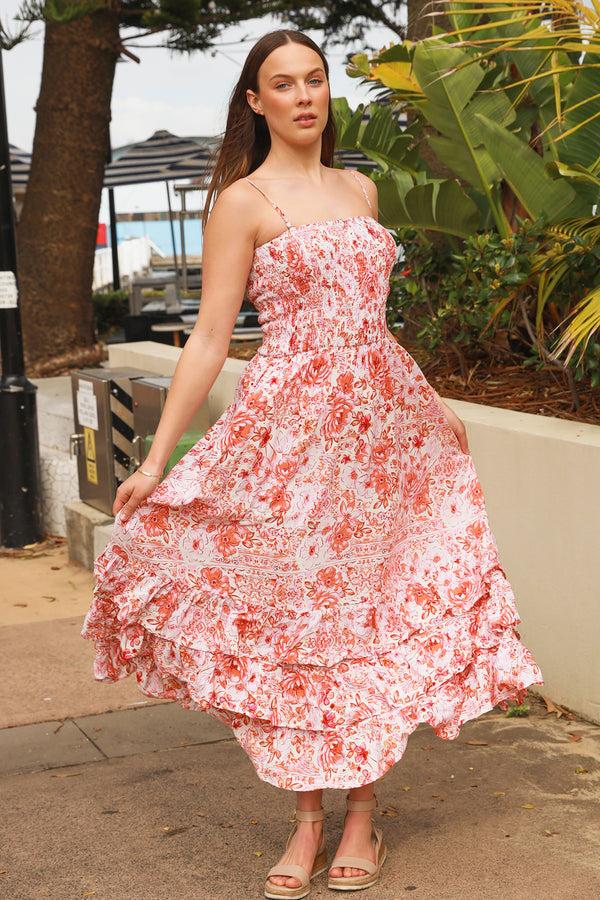 Dreamcatcher Bohemian Ida Slip Maxi Dress