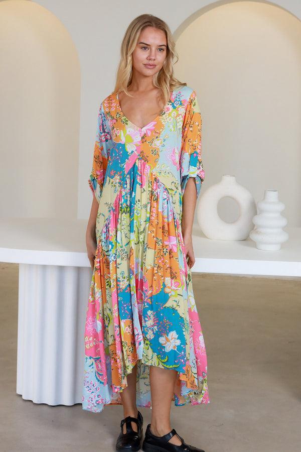 Dreamcatcher Bohemian Iris Midi Dress