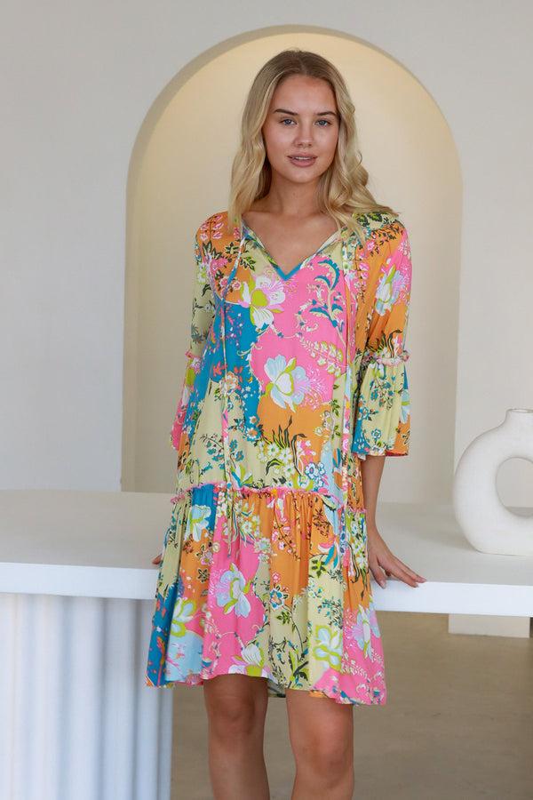 Dreamcatcher Bohemian Iris Mini Dress