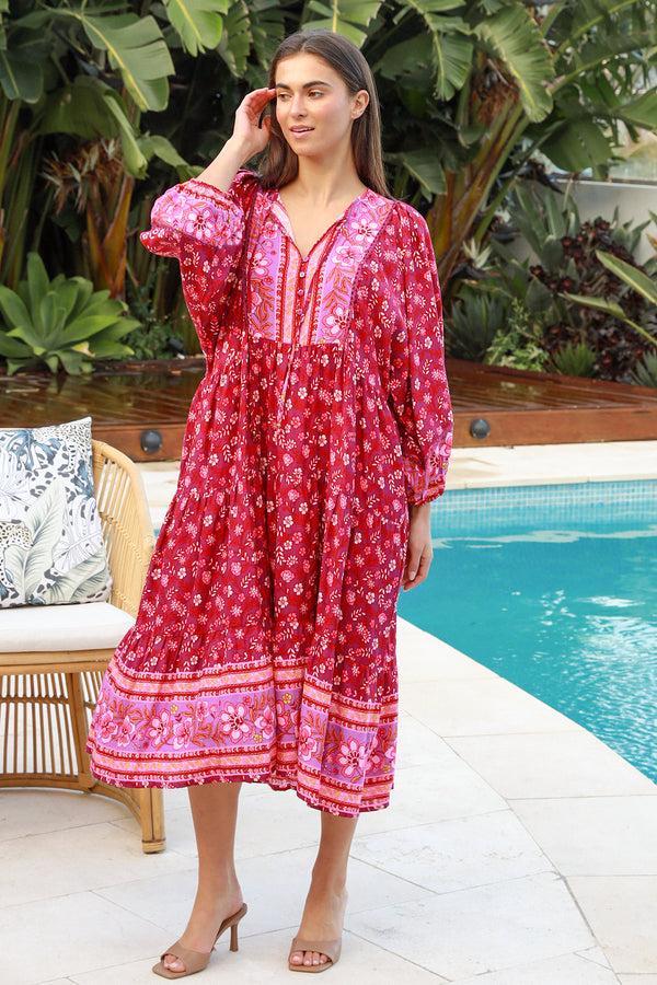 Dreamcatcher Bohemian Josephine Midi Dress