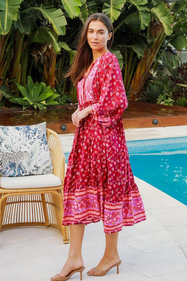 Dreamcatcher Bohemian Josephine Midi Dress