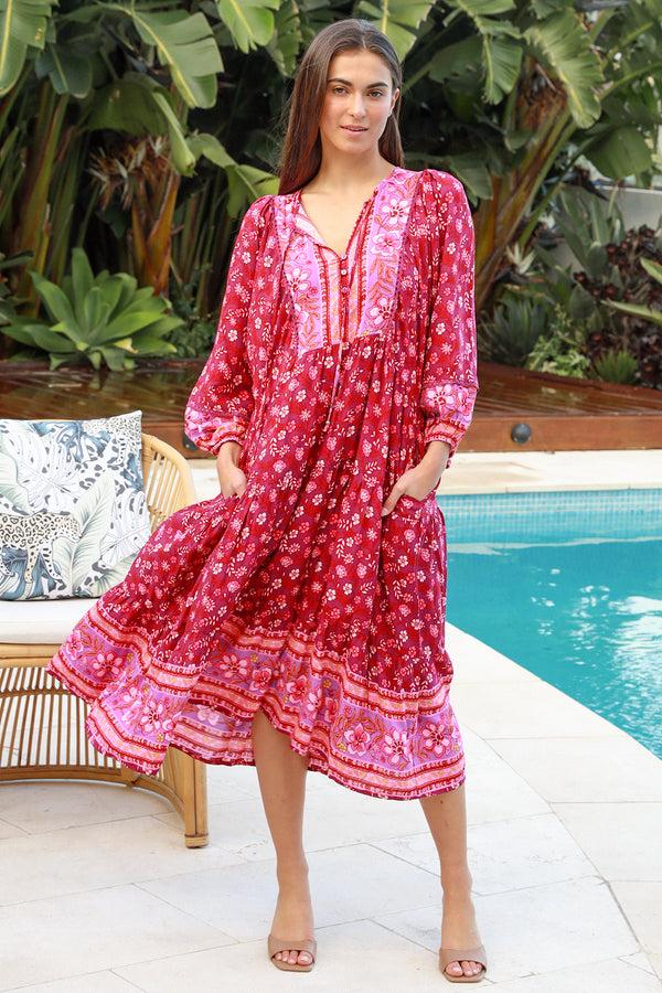 dreamcatcher bohemian Josephine Midi Dress