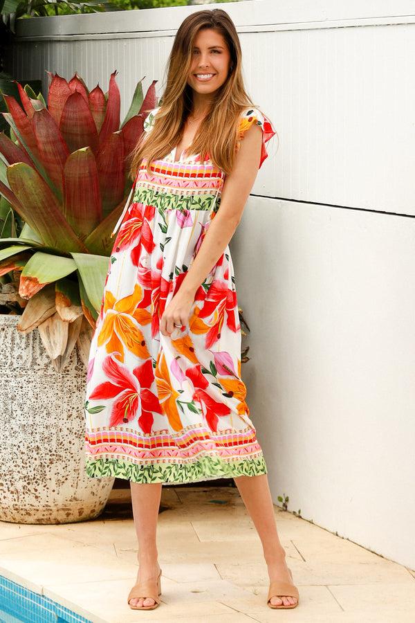 Dreamcatcher Bohemian Josie Midi Dress