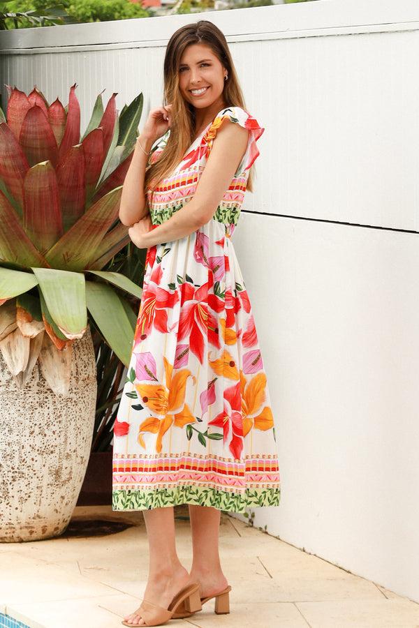 Dreamcatcher Bohemian Josie Midi Dress