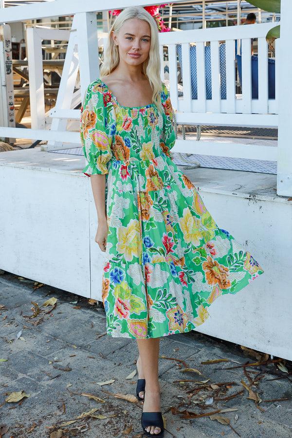 Dreamcatcher Bohemian Judith Midi Dress