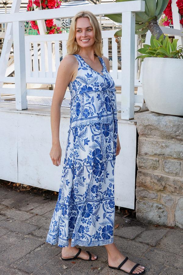 Dreamcatcher Bohemian Julie Sleeveless Maxi Dress