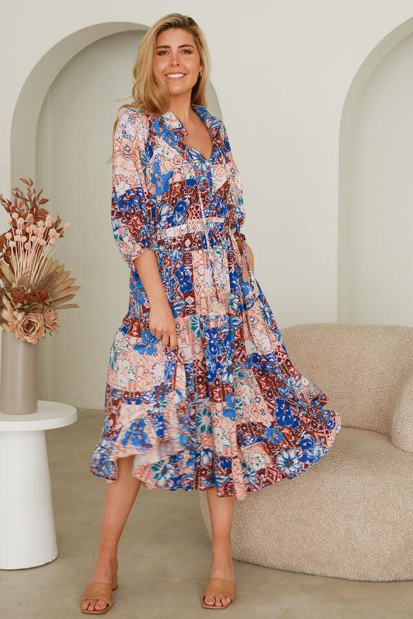 Dreamcatcher Bohemian Juniper Midi Dress