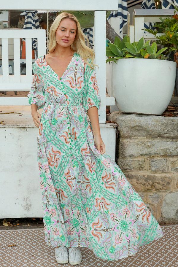 Dreamcatcher Bohemian Keily Maxi Dress Luca Green