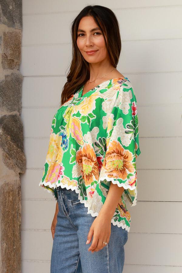 Dreamcatcher Bohemian Kianna Green Top