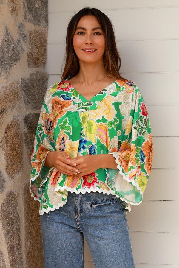 dreamcatcher bohemian Kianna Green Top