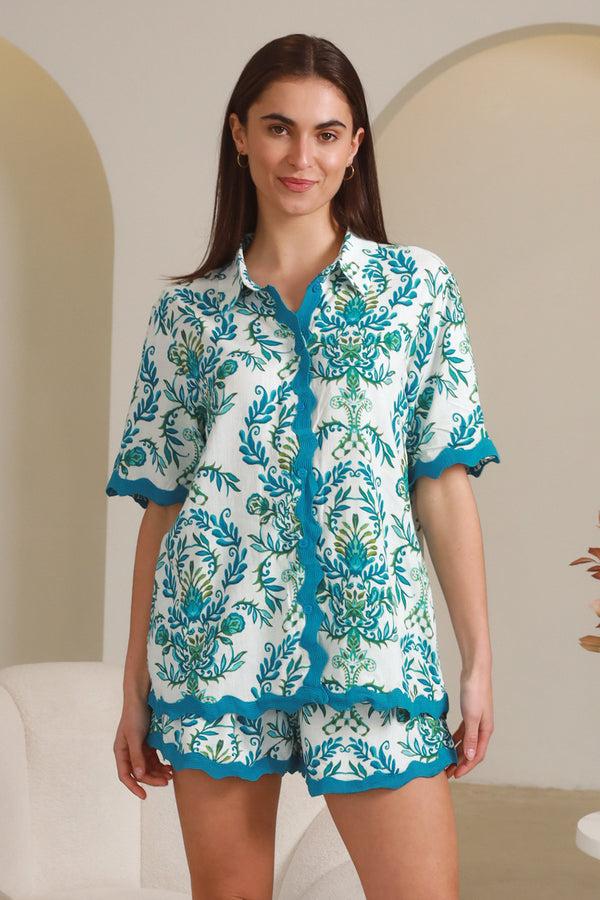 dreamcatcher bohemian Kira Buttoned Top