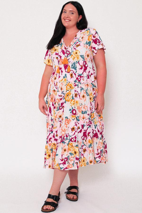 Dreamcatcher Bohemian Laila Maxi Dress