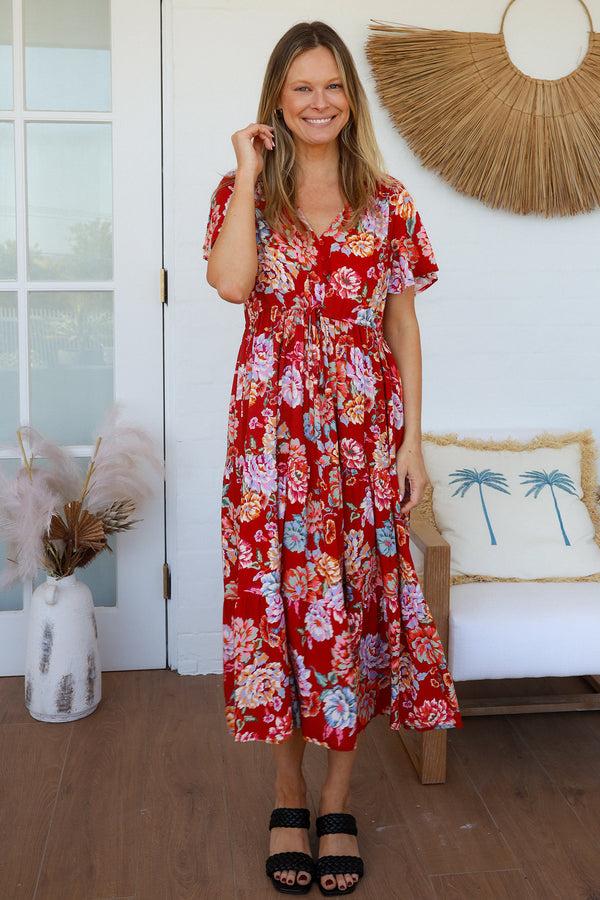 Dreamcatcher Bohemian Laurel Midi Dress
