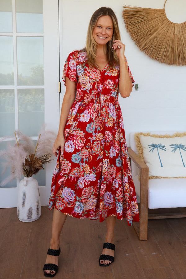 Dreamcatcher Bohemian Laurel Midi Dress