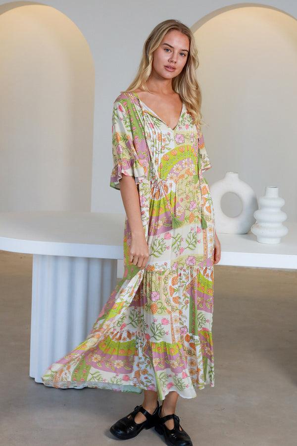 Dreamcatcher Bohemian Lily Midi Dress