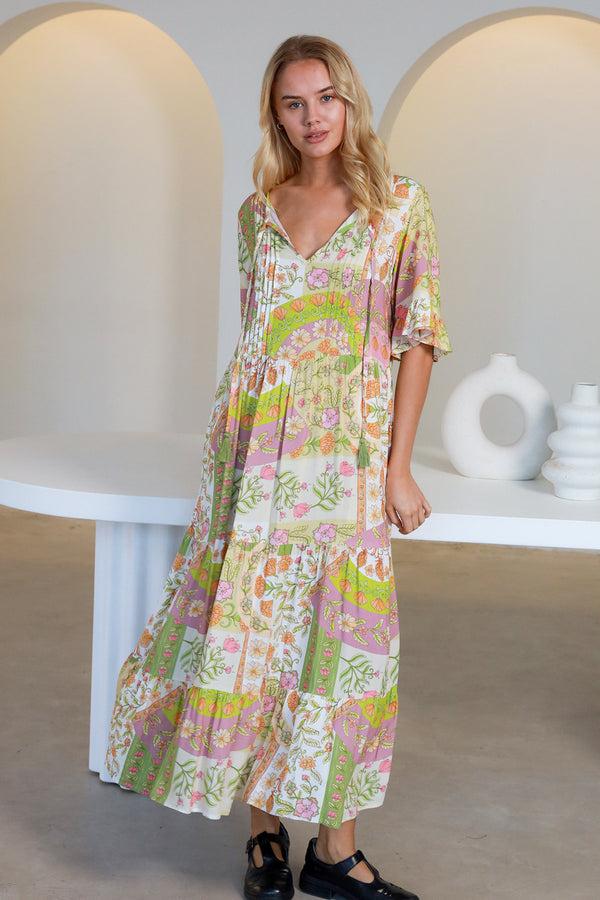 Dreamcatcher Bohemian Lily Midi Dress