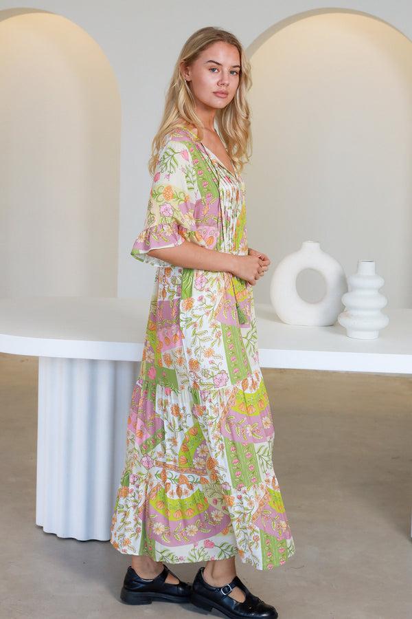 Dreamcatcher Bohemian Lily Midi Dress