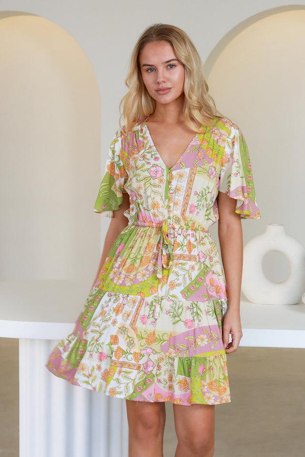 Dreamcatcher Bohemian Lily Mini Dress