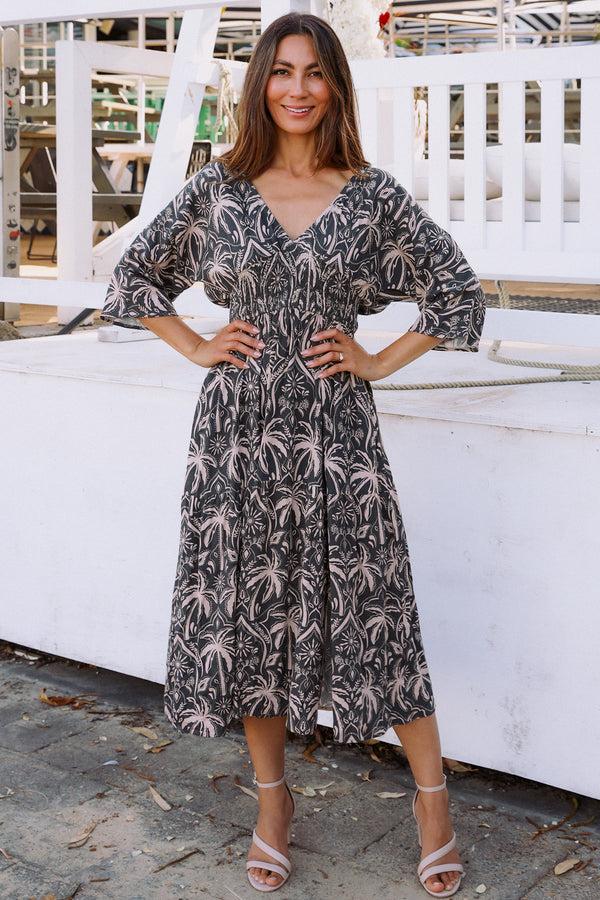 dreamcatcher bohemian Mya Midi Dress-Kayla