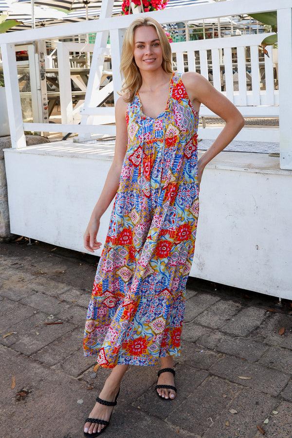 Dreamcatcher Bohemian Parker Sleeveless Maxi Dress