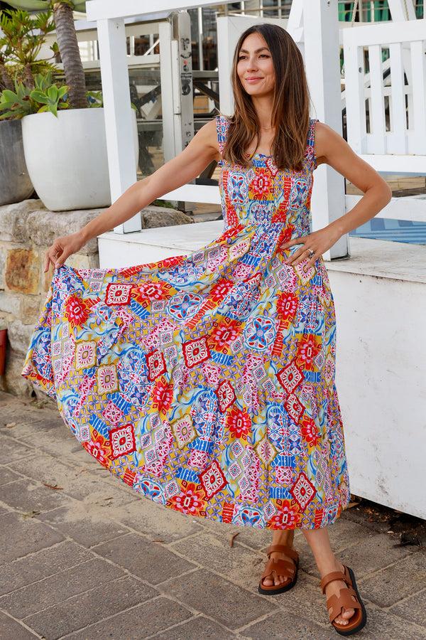 Dreamcatcher Bohemian Parker Slip Maxi Dress