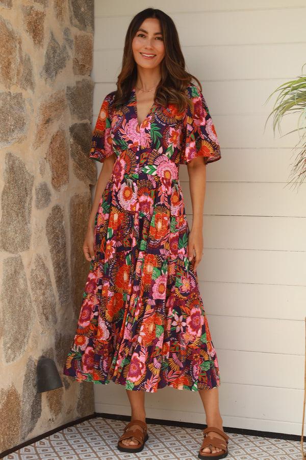 Dreamcatcher Bohemian Sophia Midi Dress