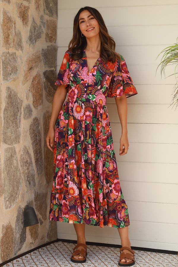 Dreamcatcher Bohemian Sophia Midi Dress