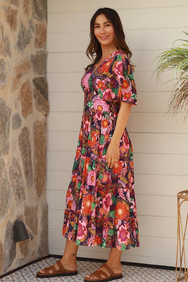 Dreamcatcher Bohemian Sophia Midi Dress