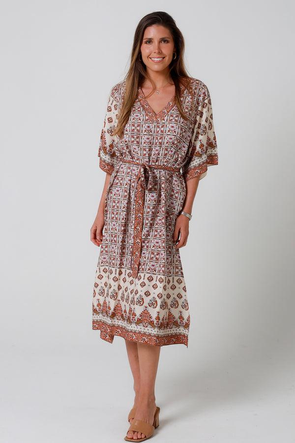 Dreamcatcher Bohemian Tori Midi Dress