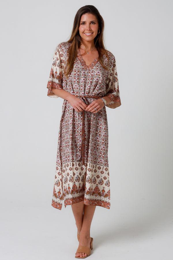 Dreamcatcher Bohemian Tori Midi Dress