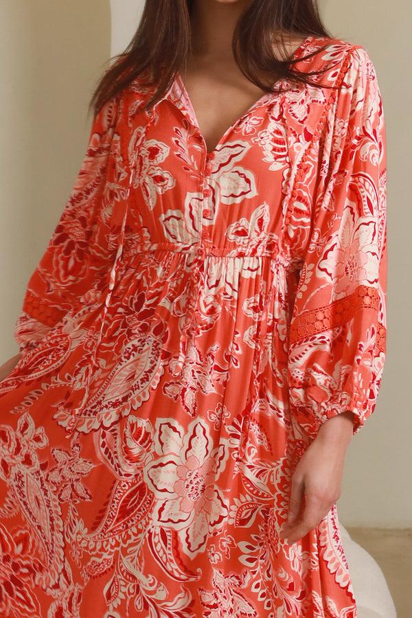 Dreamcatcher Bohemian Zhuri Midi Dress