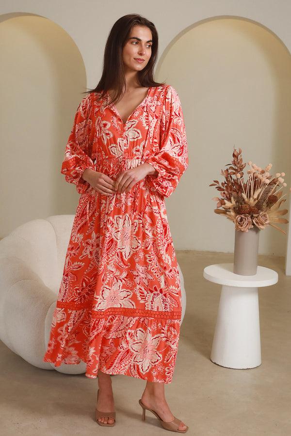 Dreamcatcher Bohemian Zhuri Midi Dress