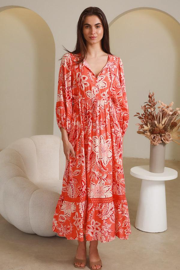 dreamcatcher bohemian Zhuri Midi Dress